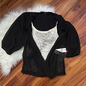 NWT Dress Top with Tank by BCX
